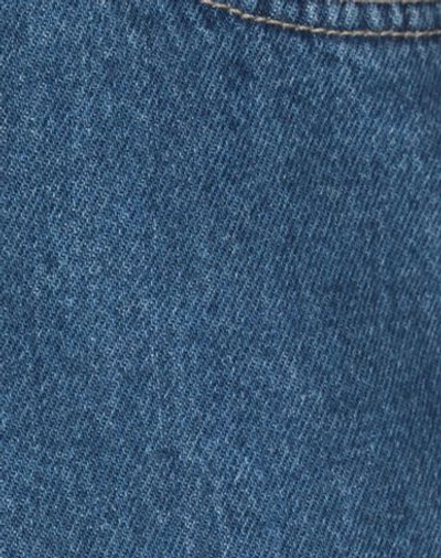 Shop Chiara Ferragni Woman Denim Shorts Blue Size M Cotton