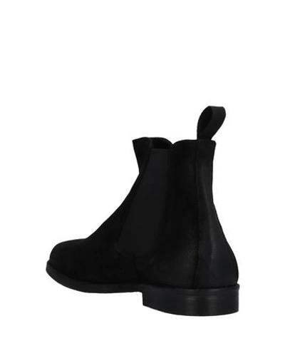 Shop Gazzarrini Man Ankle Boots Black Size 9 Soft Leather, Stretch Fibers