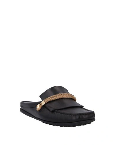 Shop John Galliano Slippers In Black