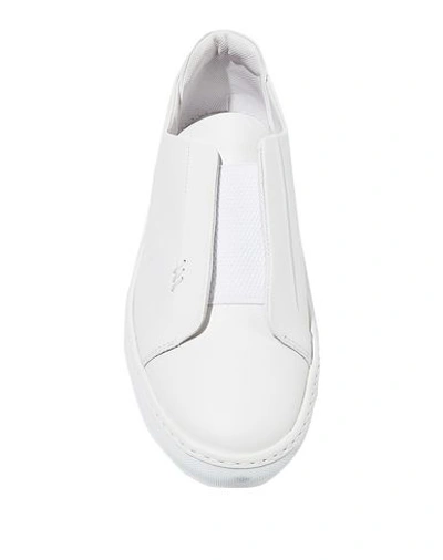 Shop Giorgio Armani Sneakers In White