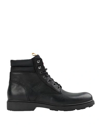 Shop Tommy Jeans Boots In Black