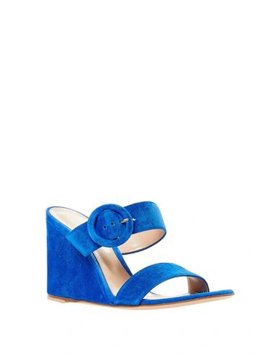 Shop Gianvito Rossi Sandals In Blue