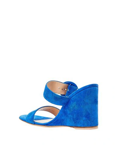 Shop Gianvito Rossi Sandals In Blue