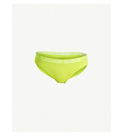 Shop Calvin Klein Ultimate Stretch-cotton Bikini Briefs In Po9 Harpy