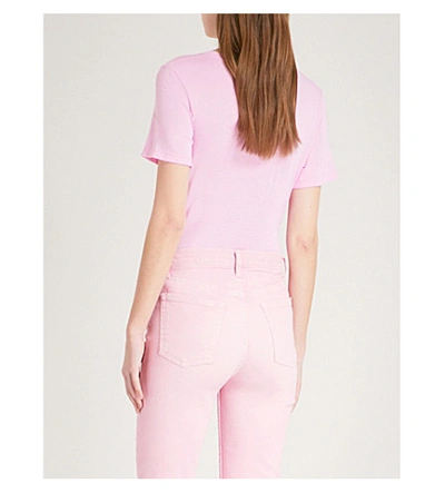 Shop Cotton Citizen Classic Cotton-jersey T-shirt In Light Pink