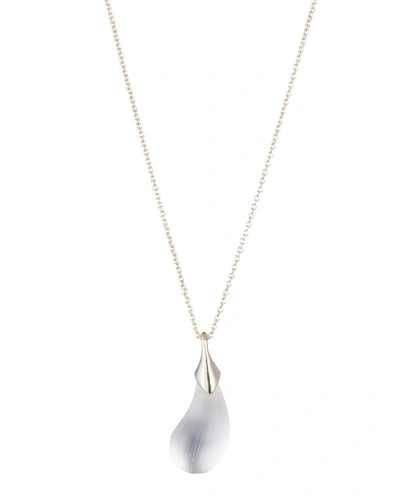 Shop Alexis Bittar Dew Drop Pendant Necklace In Silver