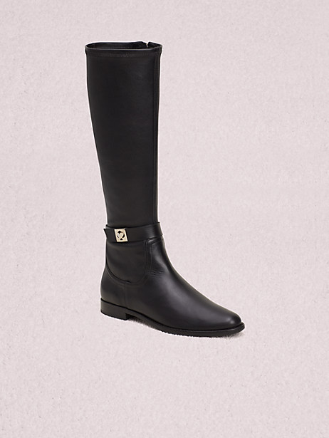 kate spade black boots