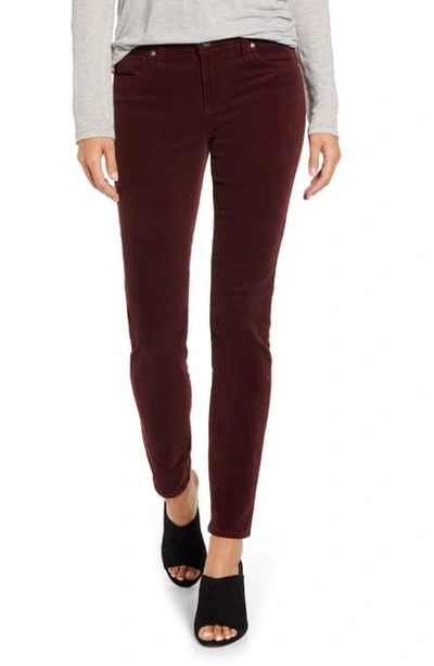 Shop Kut From The Kloth Diana Stretch Corduroy Skinny Pants In Currant