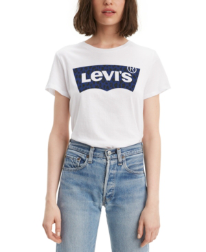 levi's leopard print t shirt