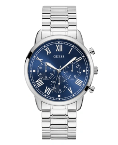 Shop Guess Men's Stainless Steel Bracelet Watch 44mm In Blue
