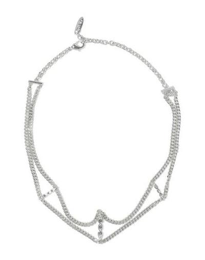 Shop Luv Aj Necklaces In Silver