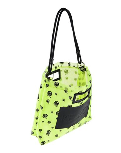 Shop Kenzo Shoulder Bag In Acid Green