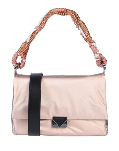 Shop Emporio Armani Handbag In Pastel Pink