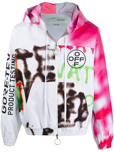 Shop Off-white X Gore-tex Hoodie In Multicolor