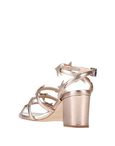 Shop Alberto Gozzi Sandals In Platinum