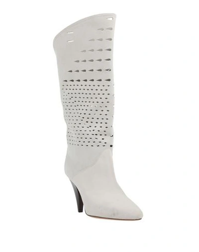 Shop Isabel Marant Ankle Boots In Light Grey