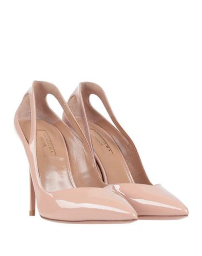 Shop Aquazzura Pump In Pastel Pink