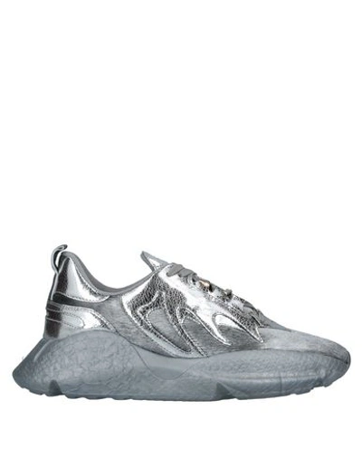 Roberto Cavalli Sneakers In Silver | ModeSens