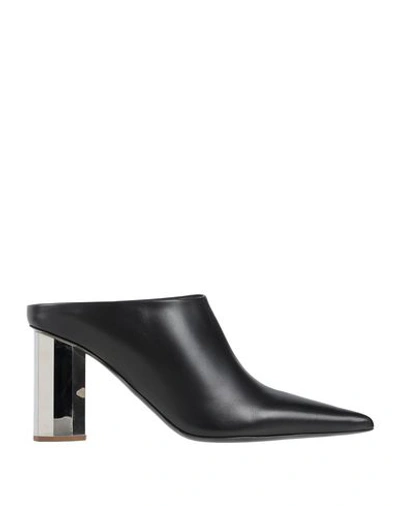 Proenza Schouler Woman Mules & Clogs Black Size 8 Soft Leather In Black