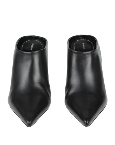 Proenza Schouler Woman Mules & Clogs Black Size 8 Soft Leather In Black
