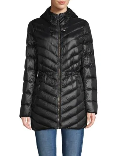 Shop Saks Fifth Avenue Down-filled Puffer Jacket In Black