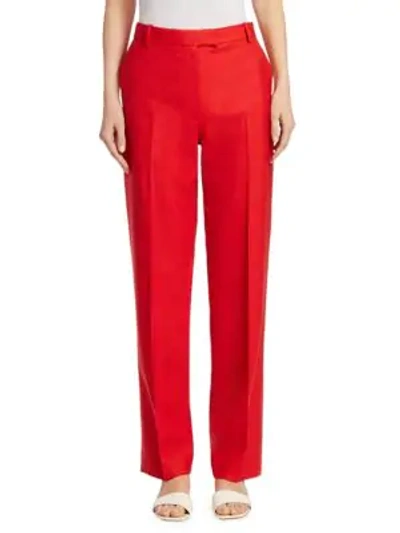 Shop The Row Lada Pants In Red