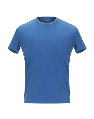 Shop Majestic T-shirt In Blue