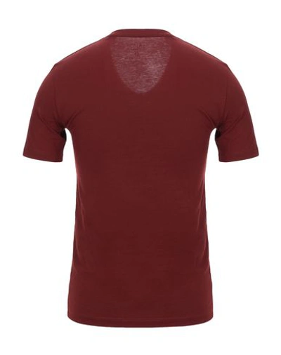 Armani Exchange T-shirt In Maroon