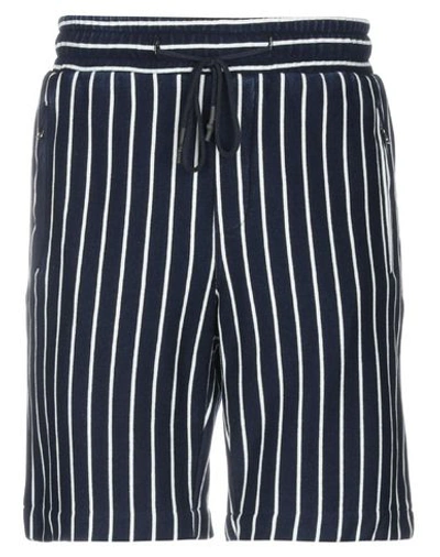 Shop Dondup Shorts & Bermuda In Dark Blue