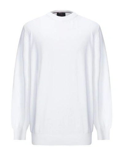 Shop Les Copains Sweaters In White
