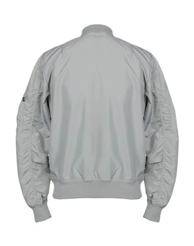 Shop Alpha Industries Jackets In Light Grey