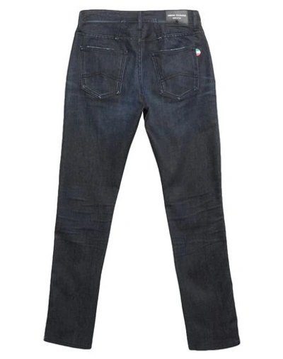 Shop Armani Exchange Denim Pants In Blue