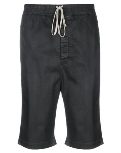 Shop Rick Owens Drkshdw Denim Shorts In Black