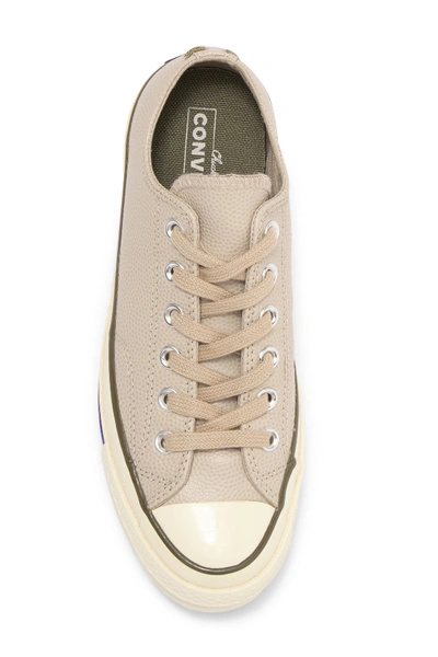 Shop Converse Chuck Taylor All-star 70 Ox Leather Sneaker (women) In Papyrus/field S