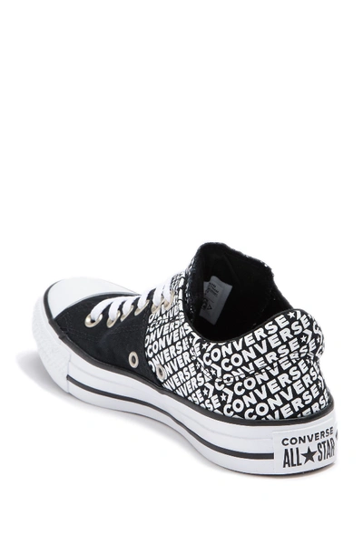 Shop Converse Chuck Taylor All-star Madison Logo Sneaker (women's) In Black/white/bla
