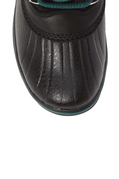 Shop Sorel Tofino Faux Fur & Genuine Shearling Lined Waterproof Boot In Black