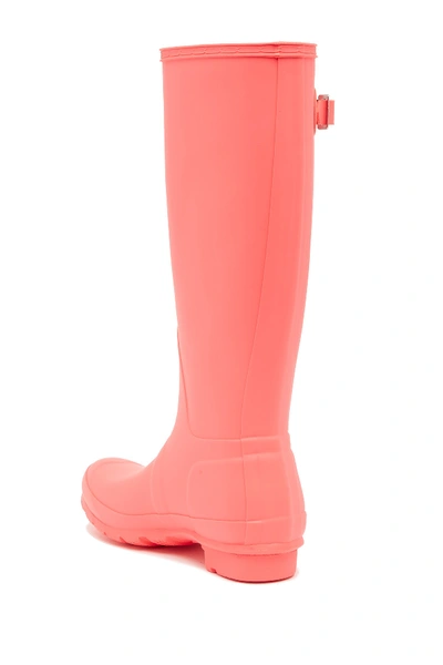 Shop Hunter Original Tall Waterproof Rain Boot In Hyper Pink