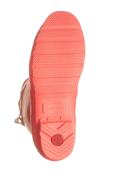 Shop Hunter Original Tall Waterproof Rain Boot In Hyper Pink