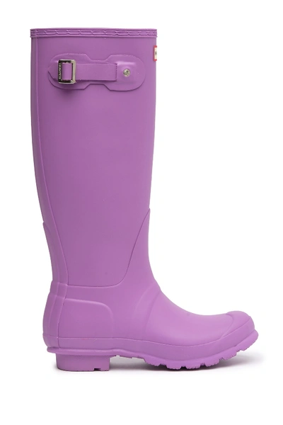 Shop Hunter Original Tall Waterproof Rain Boot In Thistle