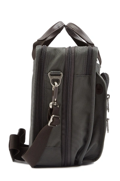 Shop Tumi Expandable Organizer Computer Brief In Grey/brown