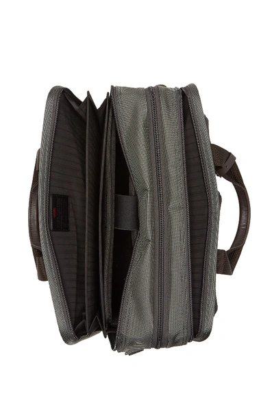 Shop Tumi Expandable Organizer Computer Brief In Grey/brown