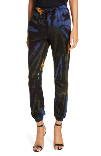 Shop Cotton Citizen Milan Sweatpants In Deep Sea Vortex