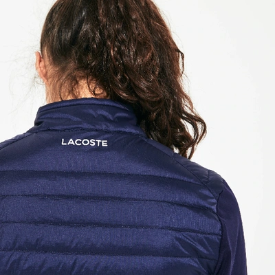 Shop Lacoste Women's Sport Down Technical Golf Jacket - 42 In Blue