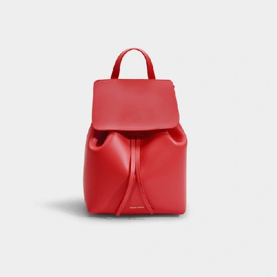 Shop Mansur Gavriel Mini Backpack In Red