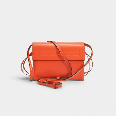 Shop Valentino Vring Crossbody Bag In Orange
