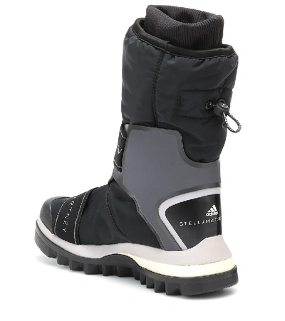 Shop Adidas By Stella Mccartney Logo Snow Boots In Black