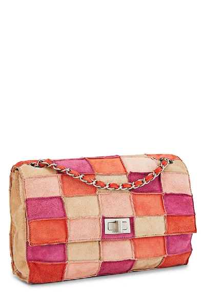 2.55 crossbody bag Chanel Multicolour in Suede - 31630947