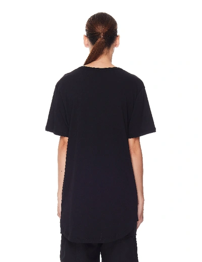 Shop Ann Demeulemeester Black Moon Printed T-shirt