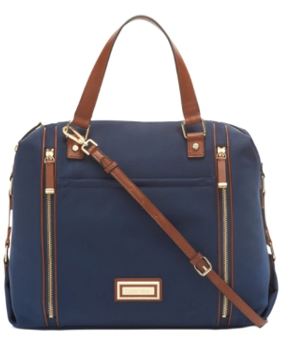 Shop Calvin Klein Belfast Tote In Navy/gold