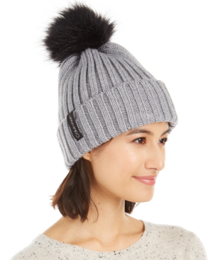 calvin klein pom pom hat